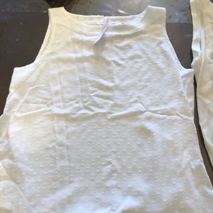 Dot Jaquard Mixed Media Shell